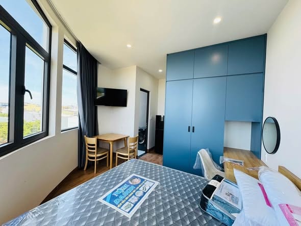Modern Studio with Private Washer - Cam Le — Studio fully furnished (photo 1)