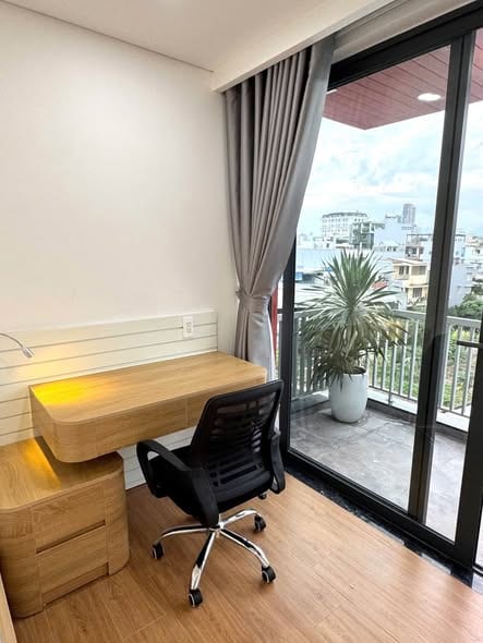 Spacious Studio with Balcony - My An — Studio fully furnished (photo 3)