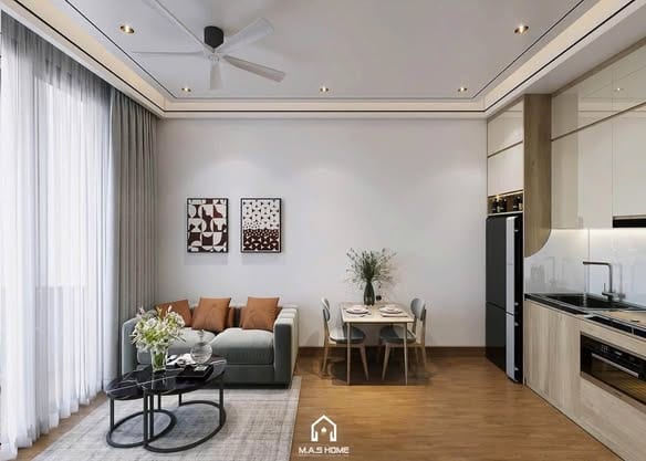Brand New 1br Apartment with Large Balcony - Ngu Hanh Son — 1BR semi furnished (photo 4)