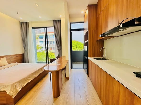 1br Fully Furnished Apartment with Balcony - Son Tra — 1BR fully furnished (photo 4)