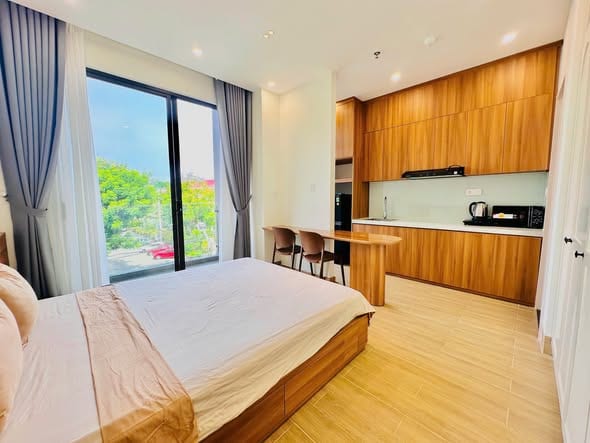 1br Fully Furnished Apartment with Balcony - Son Tra — 1BR fully furnished (photo 1)