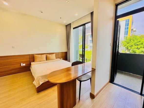 1br Fully Furnished Apartment with Balcony - Son Tra — 1BR fully furnished (photo 5)