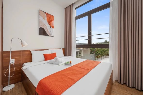 Modern 1br Apartment with Balcony, Near Beach - Son Tra — 1BR fully furnished (photo 3)