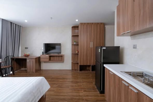 High-floor Studio with City View - Tran Thanh Mai — Studio fully furnished (photo 4)