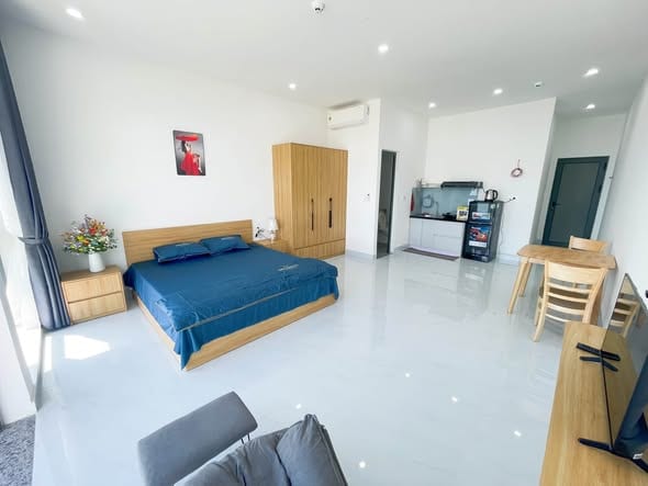 Spacious Sea View Studio - Nguyen Tat Thanh — Studio fully furnished (photo 2)