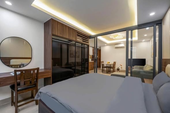 Spacious 1br Apartment with Rooftop Gym - Son Tra — 1BR fully furnished (photo 11)
