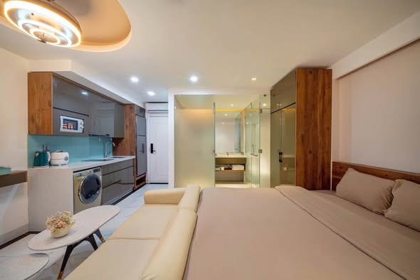 Serviced Studio Near My Khe Beach - Son Tra — Studio fully furnished (photo 2)