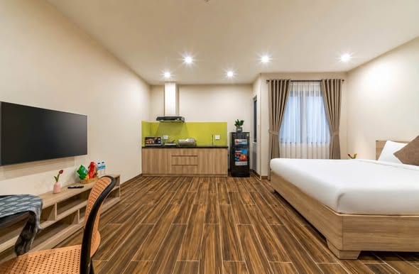 Fully Furnished Apartment Near My Khe Beach - Son Tra — 1BR fully furnished (photo 4)
