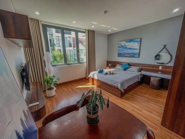 Studio with Large Window, Near Beach - An Thuong — Studio fully furnished (photo 5)