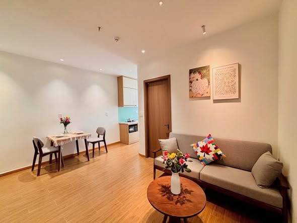 New 1br Apartment with Balcony, Fully Furnished - Khue My — 1BR fully furnished (photo 5)