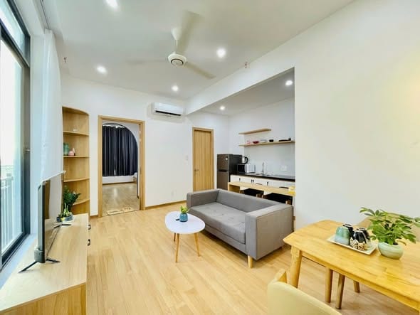 Cozy 1br with 2 Beds, Near My Khe Beach — 1BR fully furnished (photo 1)