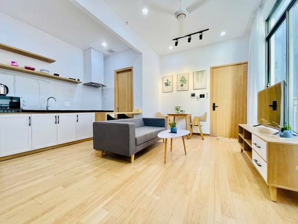 Cozy 1br with 2 Beds, Near My Khe Beach — 1BR fully furnished (photo 2)