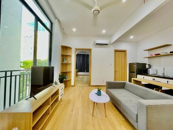 Cozy 1br with 2 Beds, Near My Khe Beach — 1BR fully furnished (photo 3)