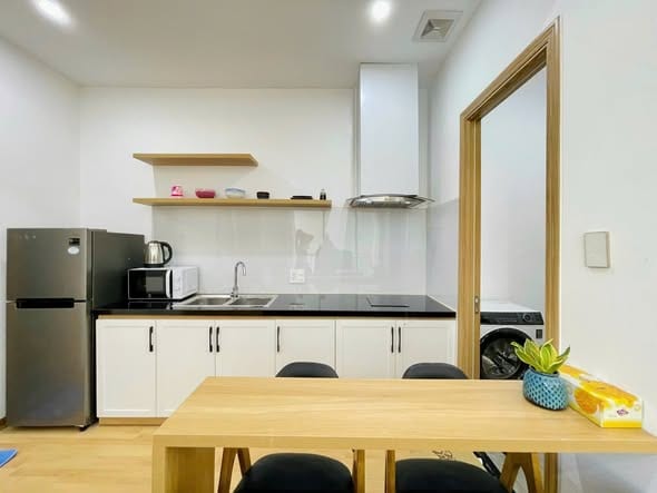 Cozy 1br with 2 Beds, Near My Khe Beach — 1BR fully furnished (photo 4)