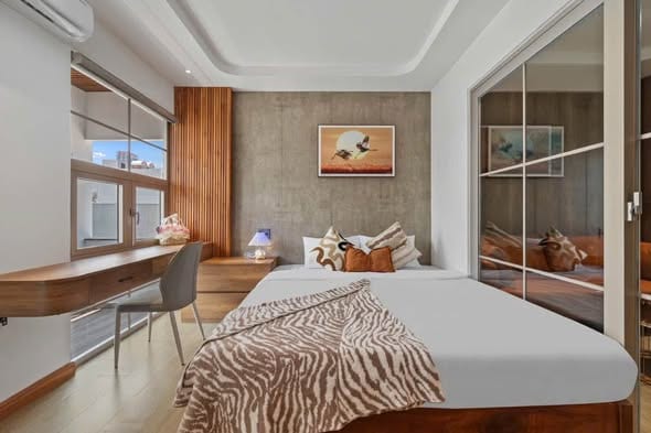 1br Apartment, Large Balcony, City View - My An — 1BR fully furnished (photo 3)