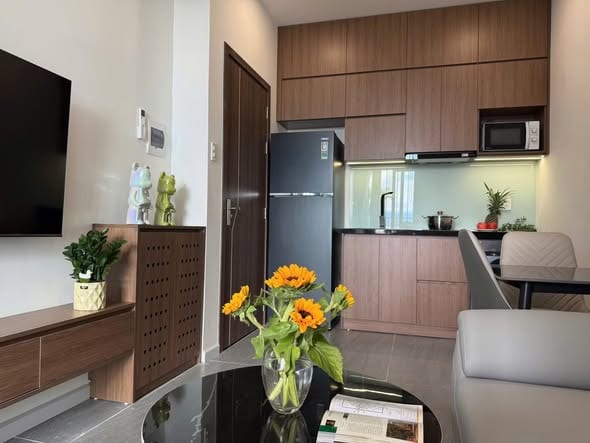 1br Apartment with Pool & Gym - Nam Viet A — 1BR fully furnished (photo 1)
