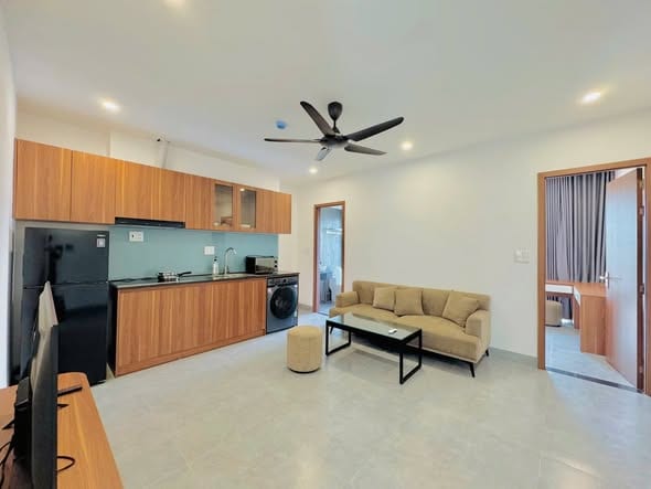 1br Apartment, Fully Furnished Near Pham Van Dong Beach - Son Tra — 1BR fully furnished (photo 1)