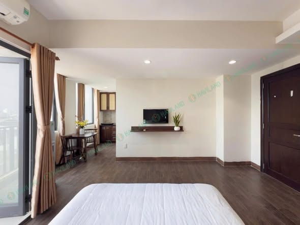 Spacious Studio, Fully Furnished, Flexible Lease - Hai Chau — Studio fully furnished (photo 2)