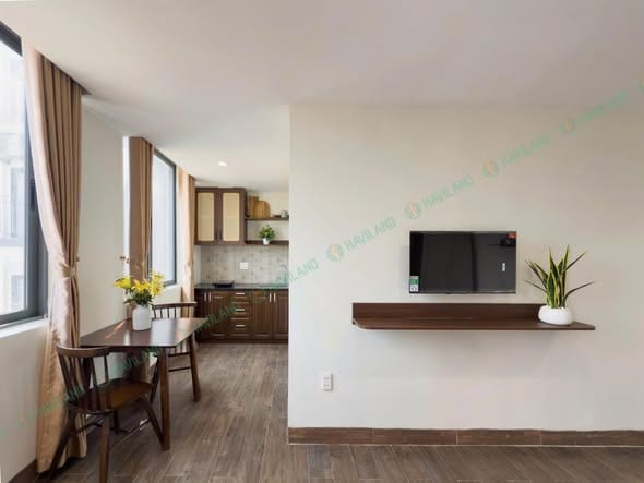 Spacious Studio, Fully Furnished, Flexible Lease - Hai Chau — Studio fully furnished (photo 3)