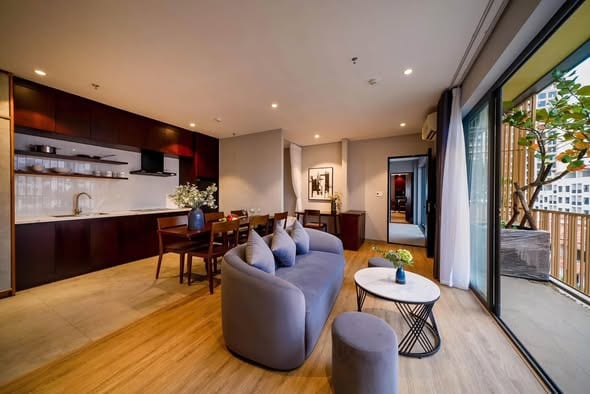 Luxury 2br Apartment, Pet-friendly - An Duong Vuong — 2BR fully furnished (photo 3)