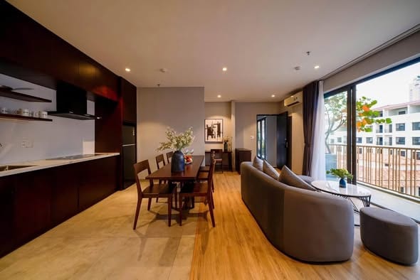 Luxury 2br Apartment, Pet-friendly - An Duong Vuong — 2BR fully furnished (photo 4)