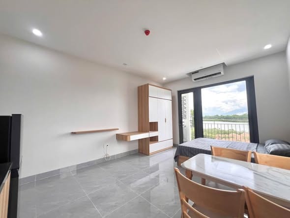 New Studio with Balcony - Hoa Xuan — Studio fully furnished (photo 3)