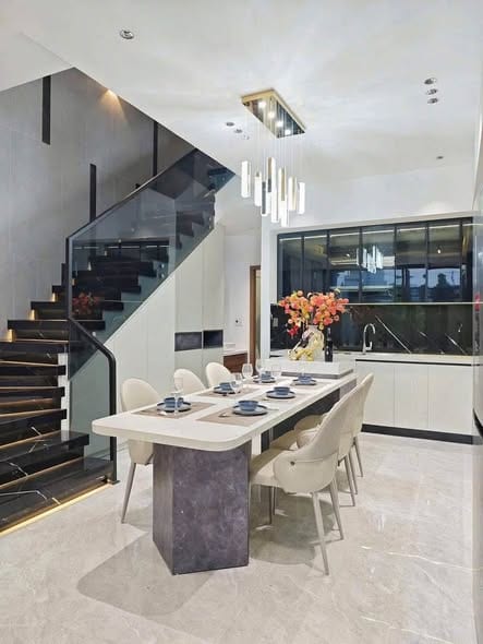Luxury 3-story Townhouse, 3br River View - Hoa Xuan — 3BR fully furnished (photo 3)