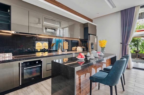 Luxury 4br Villa with Private Pool - Hoa Xuan — 4BR fully furnished (photo 5)