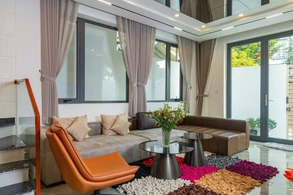 Luxury 5br Corner Villa Near Lotte - Nguyen Son — 5BR fully furnished (photo 4)